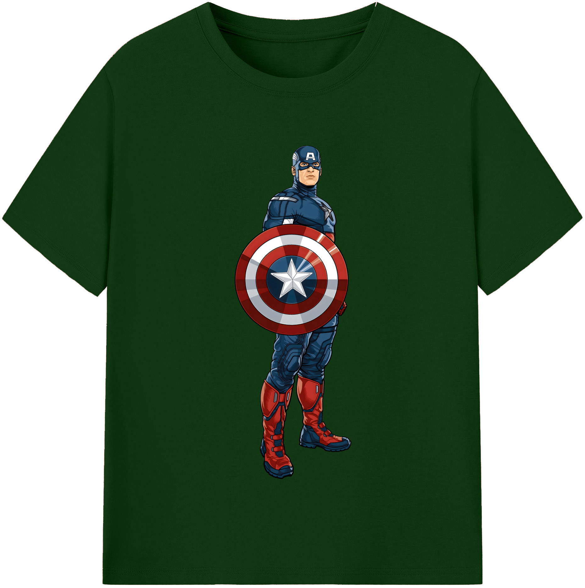 （画像用） アベンジャーズ The Avengers 綿100％半袖Tシャツ（フロントプリント）
